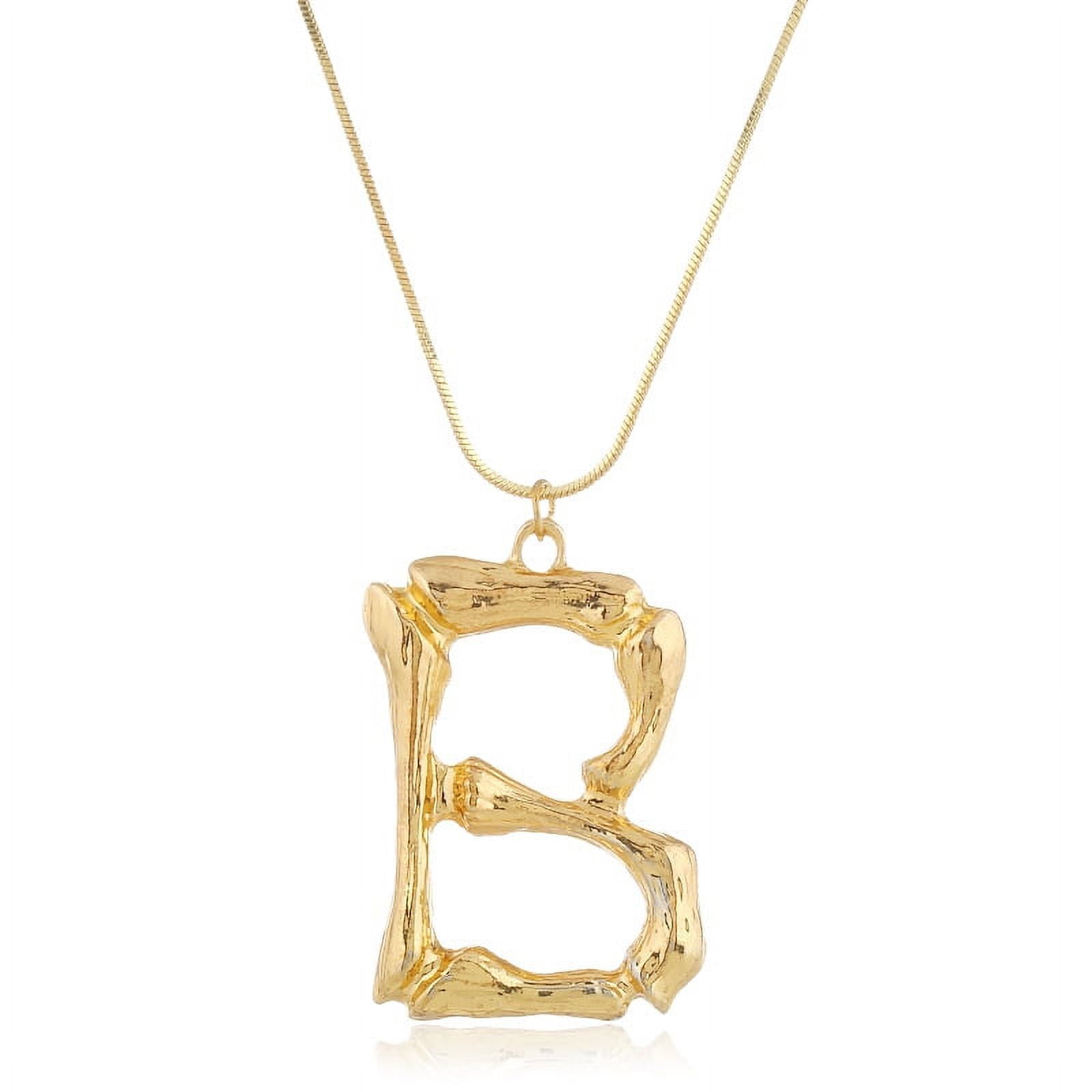 LARGE INITIAL NECKLACE – Nell and Digby